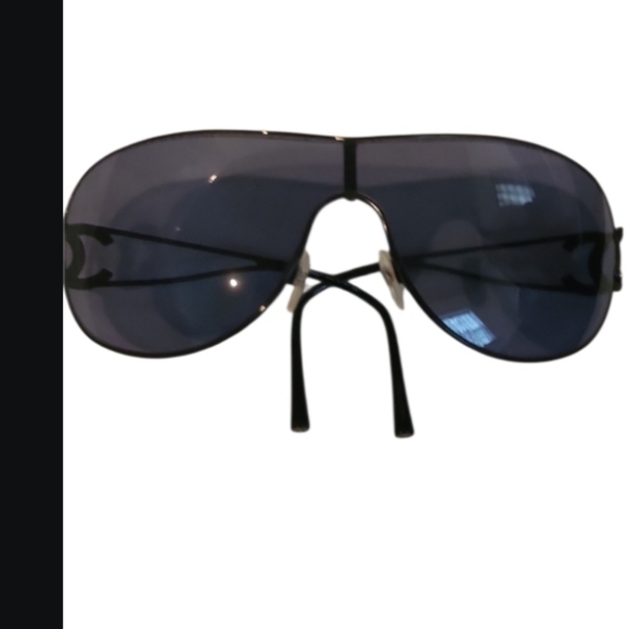 CHANEL Black Y2k  Sunglasses